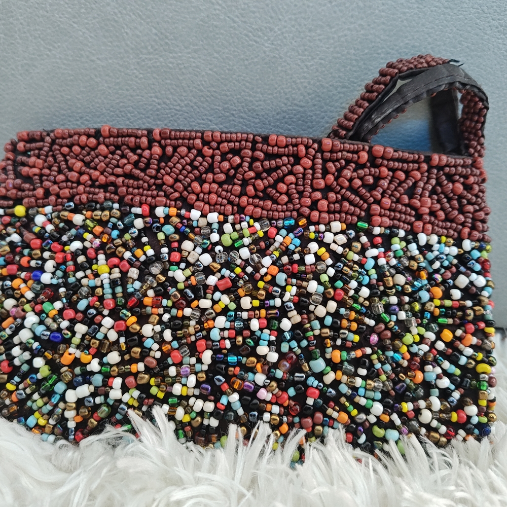 Multicolor Beaded Women's clutch